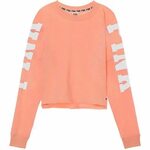 PINK Cropped Varsity Crew ($29) ❤ liked on Polyvore featurin