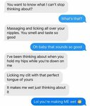 Sexting messages examples to send to a guy 25 Naughty Texts 