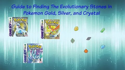 Pokemon Gold/Silver/Crystal Thunderstone, Water Stone, Fire 