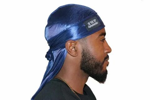 3WP (Navy Blue) Silky Durag - 360WaveProcess