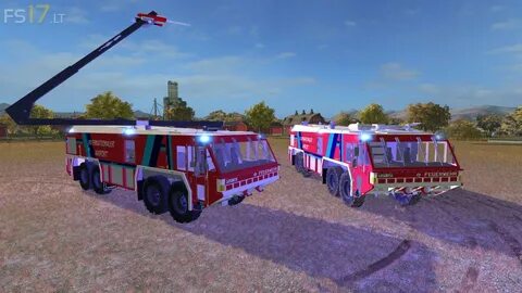 Airfield Fire Trucks v 1.0 - FS17 mods