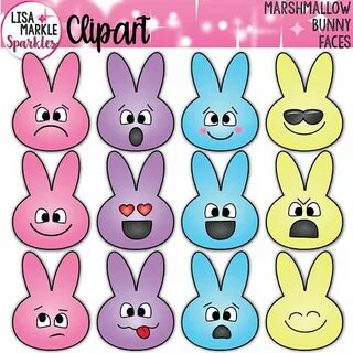 Easter Clipart Bunny Clipart Peeps Clipart Spring Clipart Et