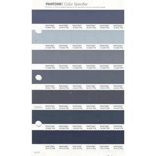 PANTONE 19-4110 TPG Midnight Navy Replacement Page (Fashion,