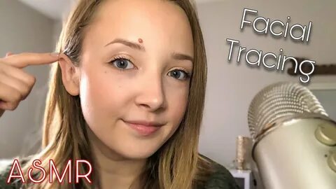 ASMR Tracing My Face Close Up Whispering - YouTube