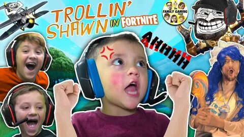 3 YEAR OLD SHAWN, MASTER of FORTNITE! (FGTEEV Trollin' - hah