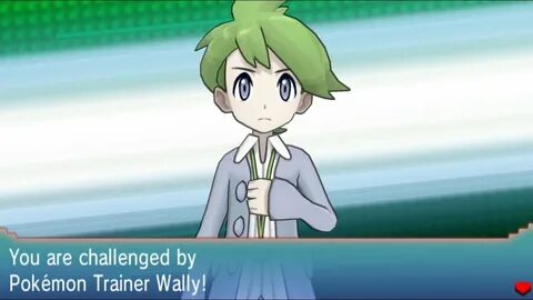 Pokemon Rutile Ruby Vs Pokemon Trainer Wally - YouTube