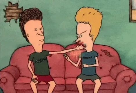 GIF animation beavis and butthead channel frederator - anima