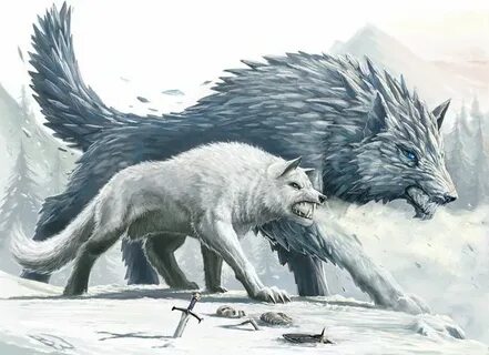 Winter Wolves Winter wolves, Fantasy wolf, Mythical creature
