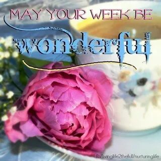 May Your Week Be Wonderful monday good morning monday quotes