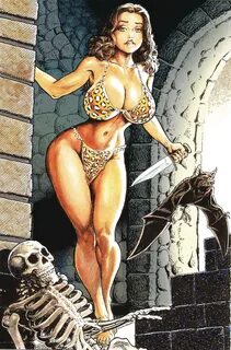 Huge boobs comic book women