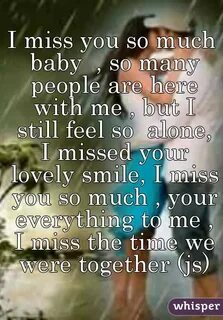 21 Best Missing You Baby Quotes - Home, Family, Style and Ar