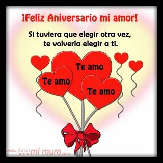 The Best 28 Bodas Te Amo Frases Feliz Aniversario Mi Amor - 