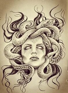 Medusa drawing in 2020 Medusa tattoo, Medusa tattoo design, 