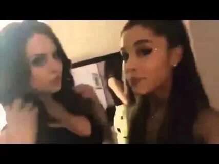 Liz Gillies kissing Ariana Grande on her mouth - YouTube