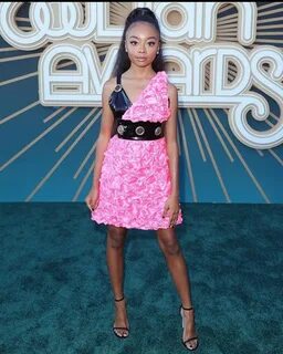 Stuart Weitzman Nudist Sandals of Skai Jackson on the Instag