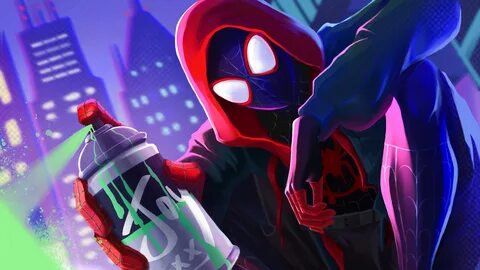 Miles Morales Spider-Man: Into the Spider-Verse 4K Wallpaper