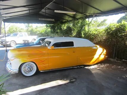 1950 MERCURY LEAD SLED CHOPPED WITH AIR RIDE SHOW STOPER FOR