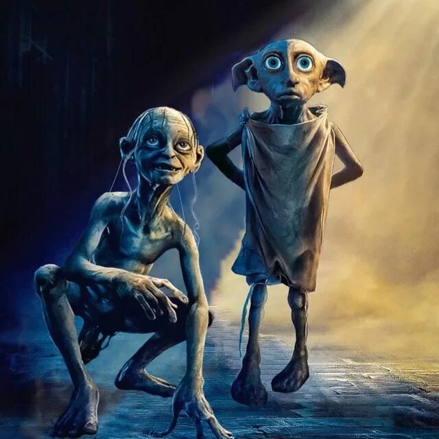 Dobby and Gollum. 