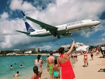 Хвастаюсь тем, что была на острове St. Maarten, Maho Beach