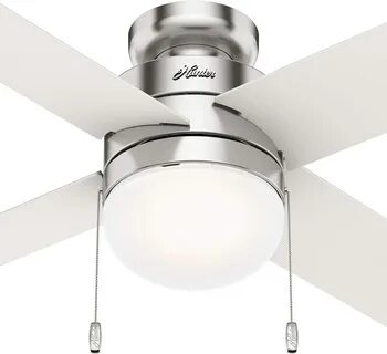 Lighting & Ceiling Fans Brushed Nickel Finish Hunter Fan Company 50358 Timpani C