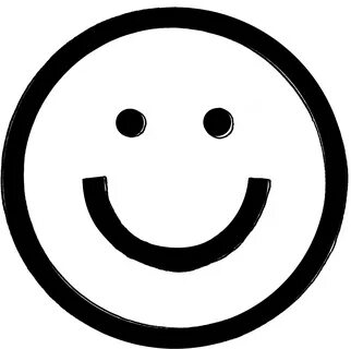 Smiley Face - Smile Emoji Black And White - (2000x2000) Png 