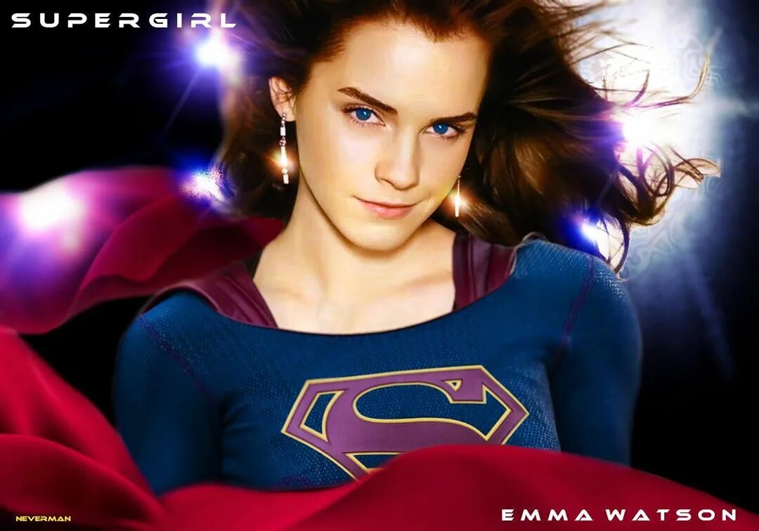 doubting Supergirl 💓 💫 featuring the sensational beauty Emma Watson as Ka...