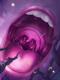 Purple mouth by Karbo on DeviantArt