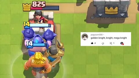 MEGA KNIGHT + GOLDEN KNIGHT + KNIGHT : CLASH ROYALE - YouTub