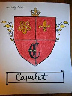 Capulet family crest. Isn't it beautiful? Family crest, Part