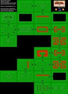 The Legend of Zelda - Level 5 Lizard Quest 1 Map BG