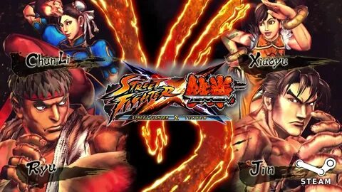 Ryu/Chun-Li VS Jin Kazama/Xiaoyu - Street Fighter X Tekken (