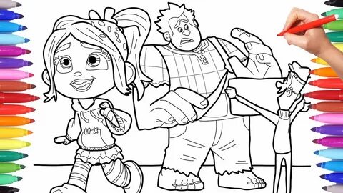 Ralph Breaks the Internet Coloring Pages for Kids, Wreck It 