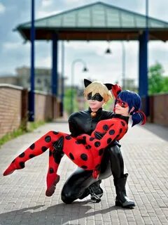 Ladybug and Chat Noir cosplay by KICKAcosplay.deviantart.com