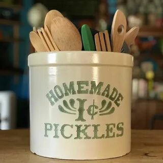 Monica's Kitchen Ceramic Pickle Crock From Friends TV Etsy P