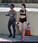 Jayde Nicole Wears minimal clothing whilst hiking with a fem