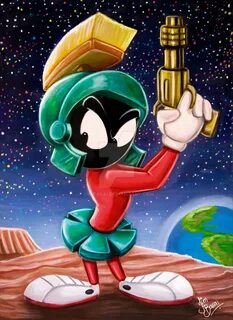 Marvin The Martian Painting at PaintingValley.com Explore co