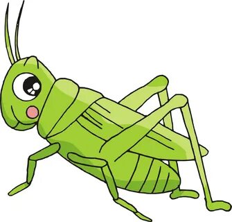 Cartoon Bush Crickets Insect - Crickets Cartoon - (2317x2216