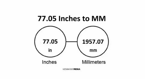 77.05 Inches to MM - Howmanypedia.com