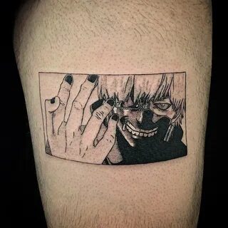 I do anime tattoos! Thought you guys would enjoy this Kaneki