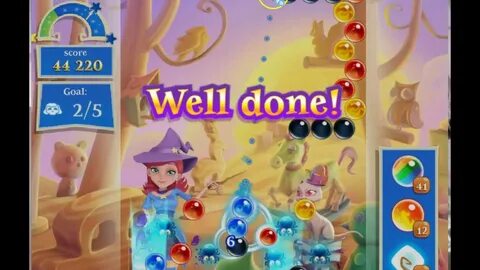 Bubble Witch Saga 2 Level 1420 with no booster - YouTube