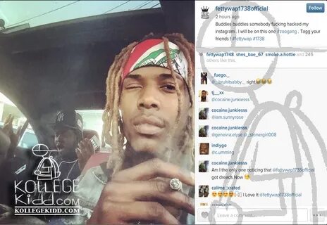 Fetty Wap’s Instagram Hacked After Addressing Criticism Of H