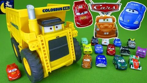 RARE Disney Cars Toys Micro Drifters Colossus XXL Dump Truck