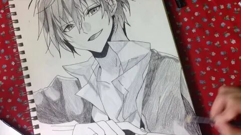 Drawing Karma Akabane from Assassination Classroom 暗 殺 教 室 -