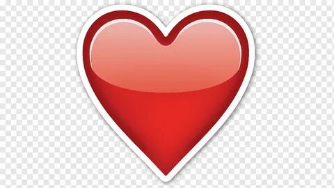 Ilustrasi dengar merah, Art Emoji Heart Sticker Emoticon, Em