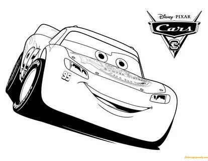 Cars 3 Lightning Mcqueen Coloring Pages - Green Valley Floyd