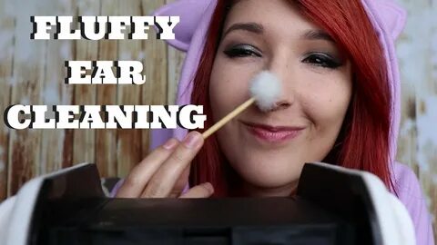 ASMR - EAR CLEANING Fluffy Ear Cleaning + Brushing Sounds w/