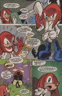 Read online Knuckles the Echidna comic - Issue #25
