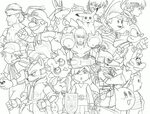 Super Smash Bros Coloring Pages - NEO Coloring