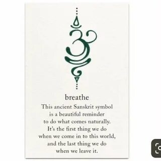 Pin by Rachelle on Tattoos Breathe symbol, Life tattoos, San