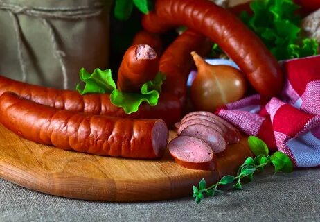 Pictures Onion Sausage Food Meat products 2560x1775